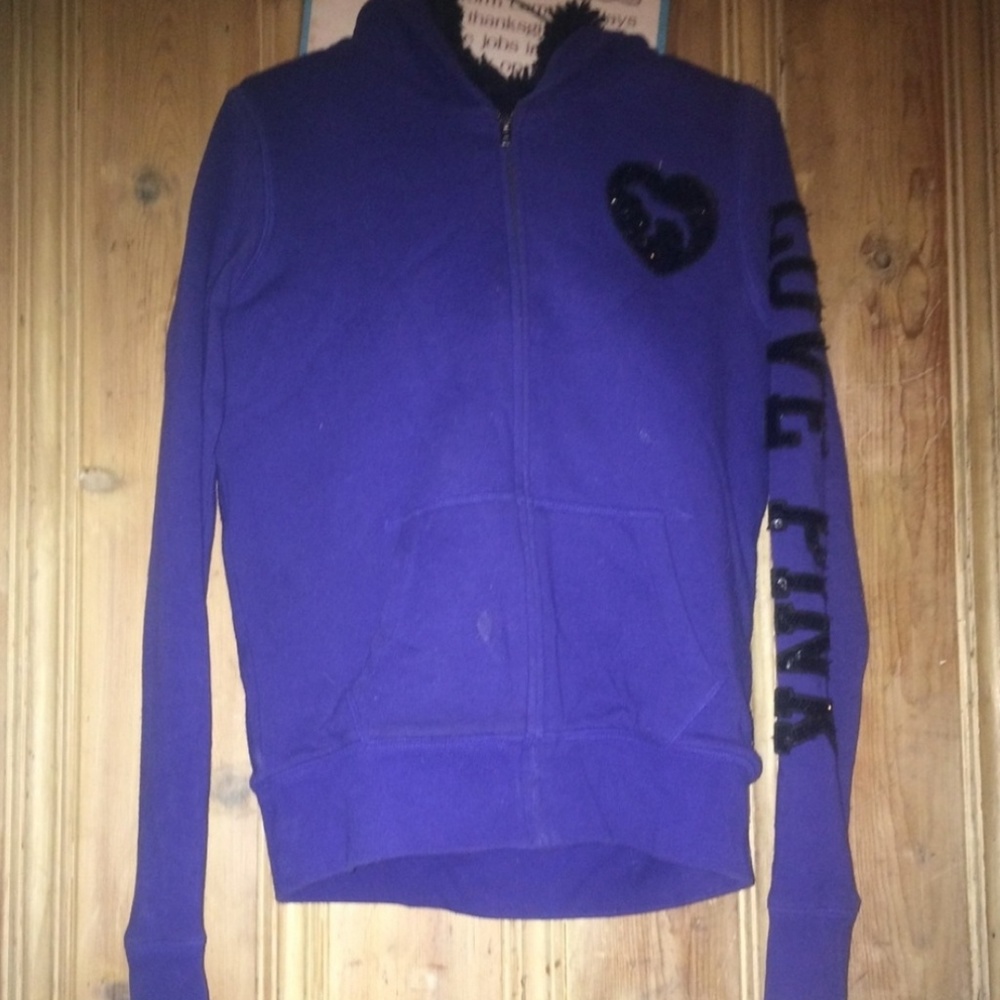 VS PINK Fur Bling Jacket